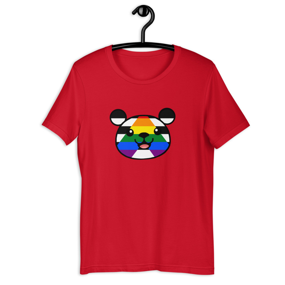 Straight Ally Flag Teddy Unisex Tee