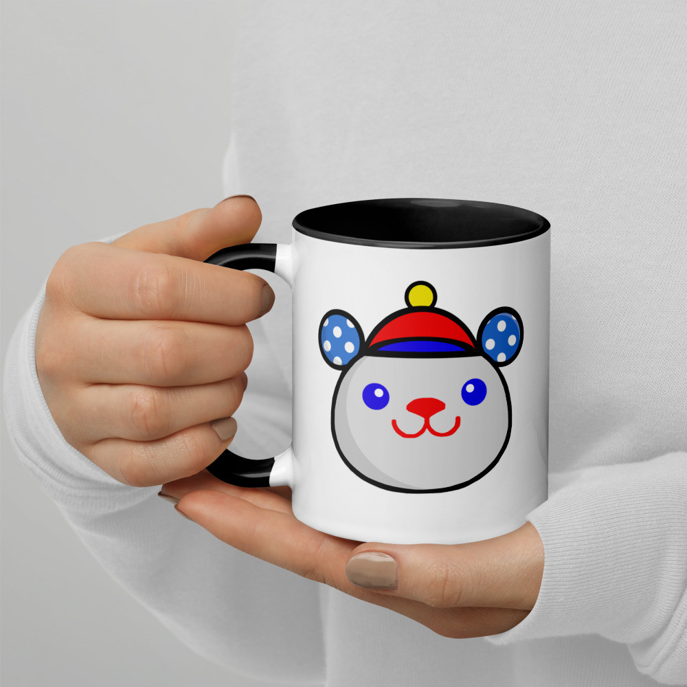 Dot-Dot Mug with Colour Inside