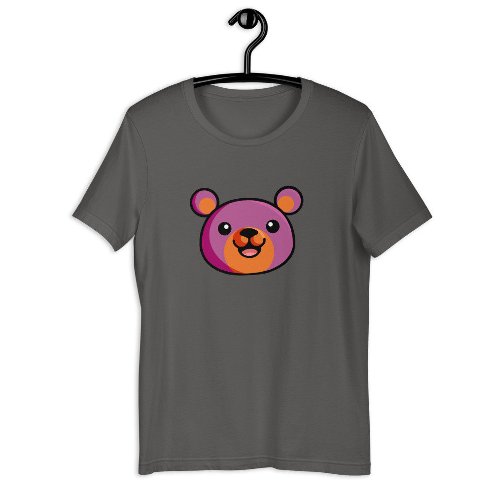 Lesbian Flag Colours Teddy Unisex Tee