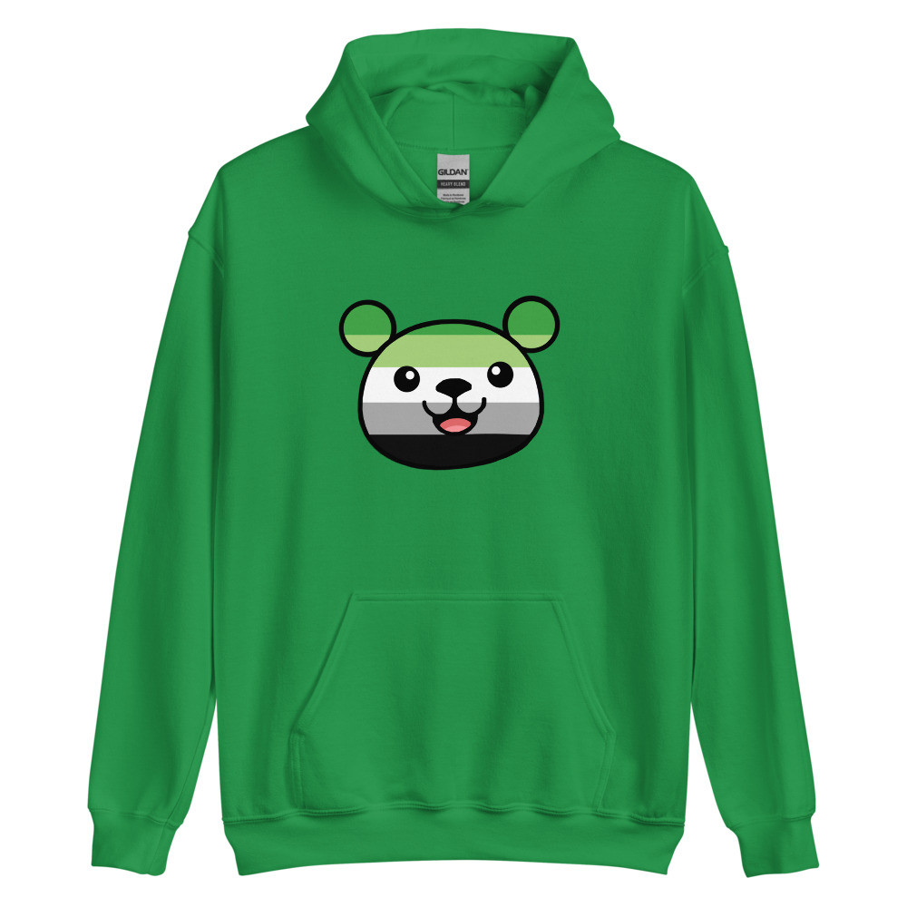 Aromantic Flag Teddy Unisex Hoodie