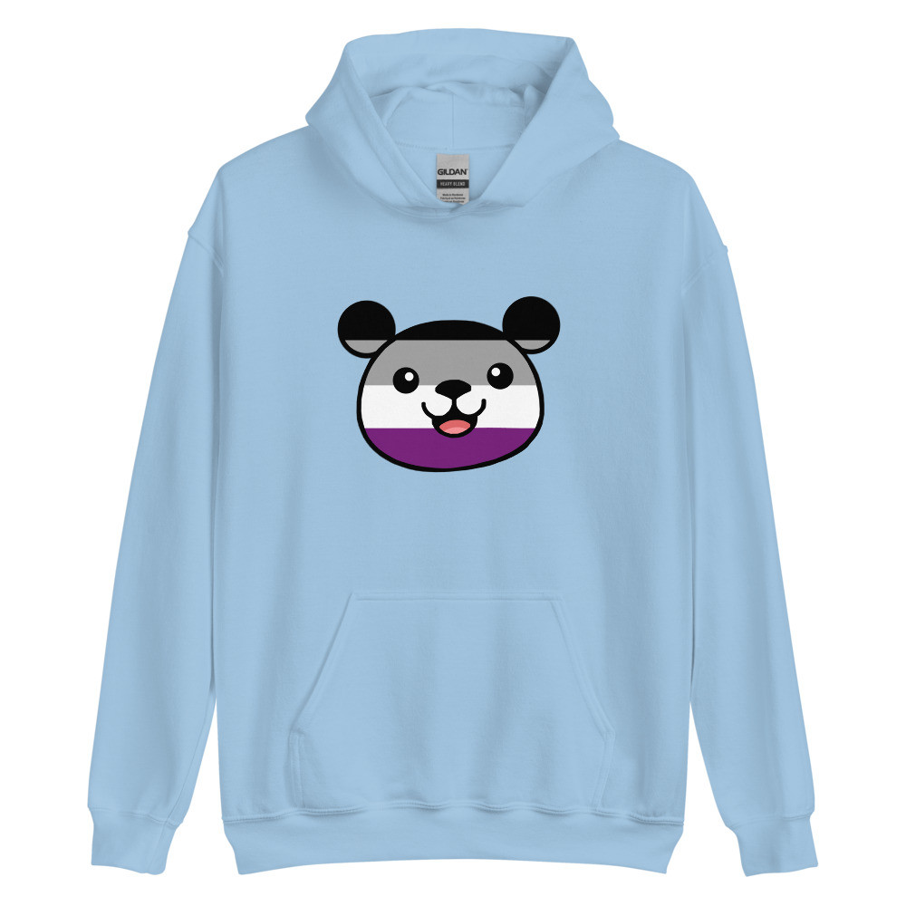 Asexual Flag Teddy Unisex Hoodie