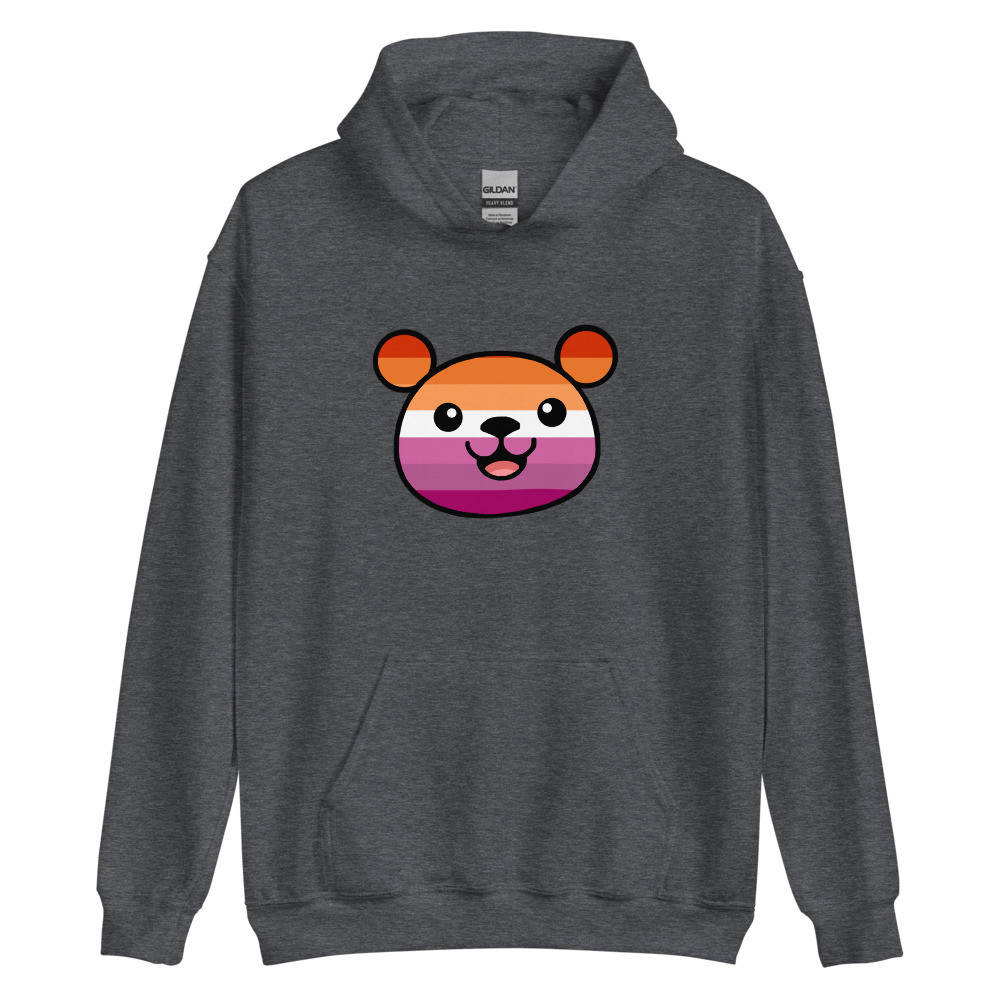 Lesbian Flag Teddy Unisex Hoodie