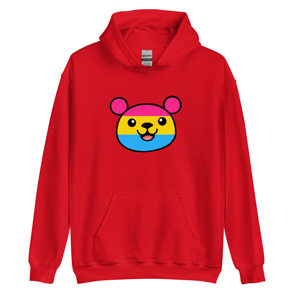 Pansexual Flag Teddy Unisex Hoodie