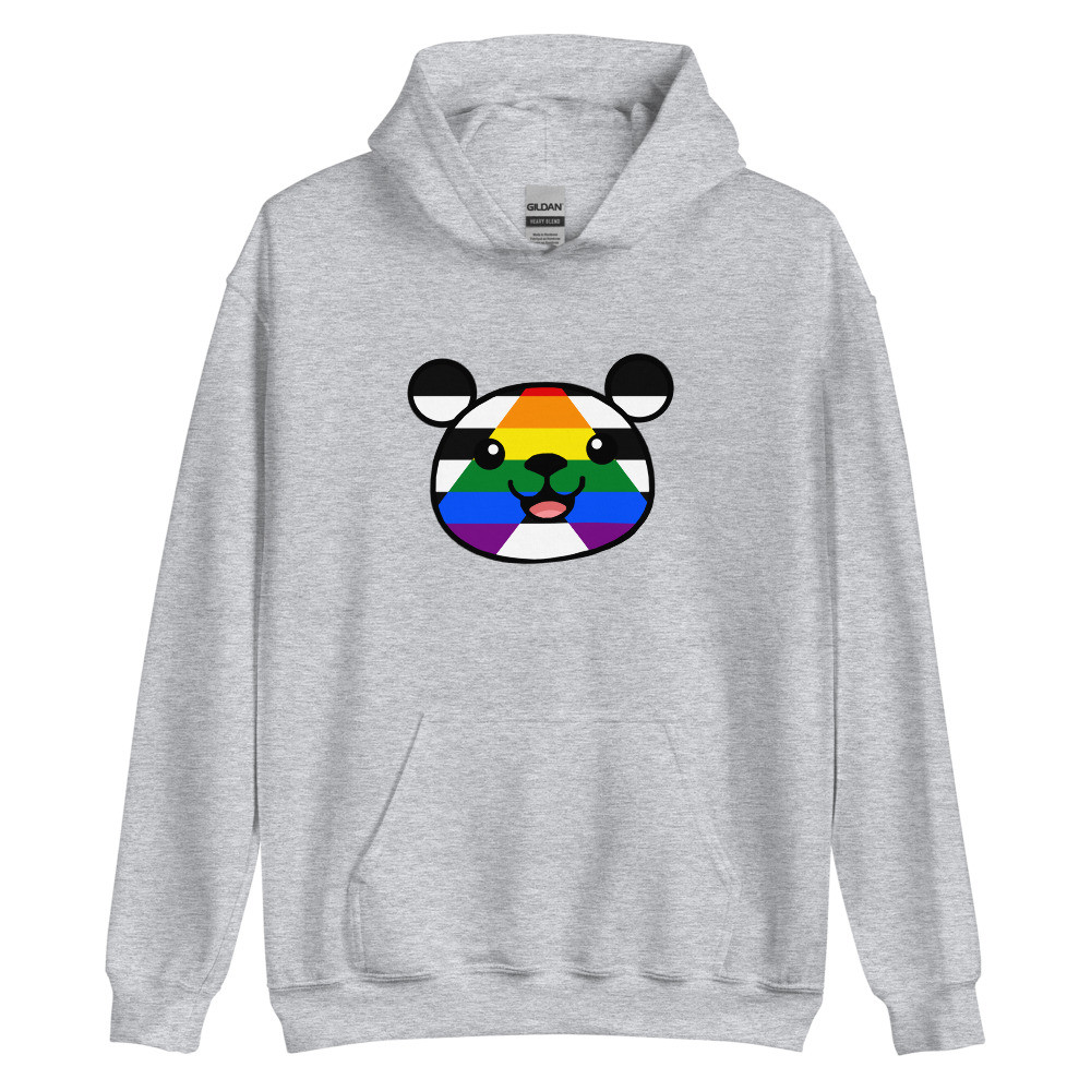 Straight Ally Flag Teddy Unisex Hoodie