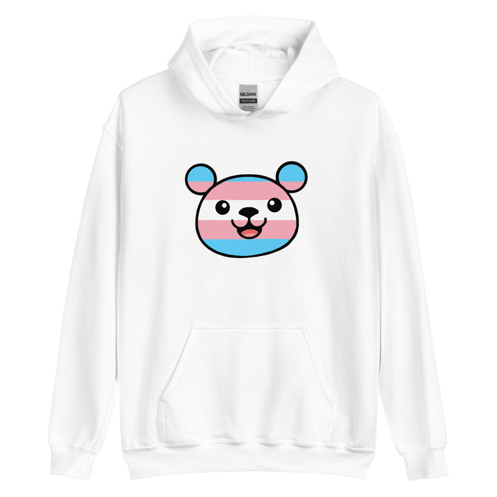Transgender Flag Teddy Unisex Hoodie