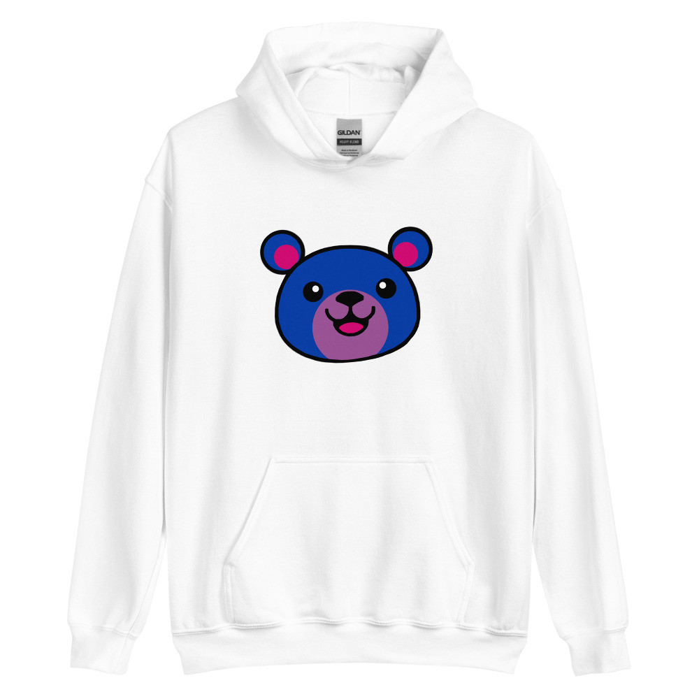 Bisexual Flag Colours Teddy Unisex Hoodie
