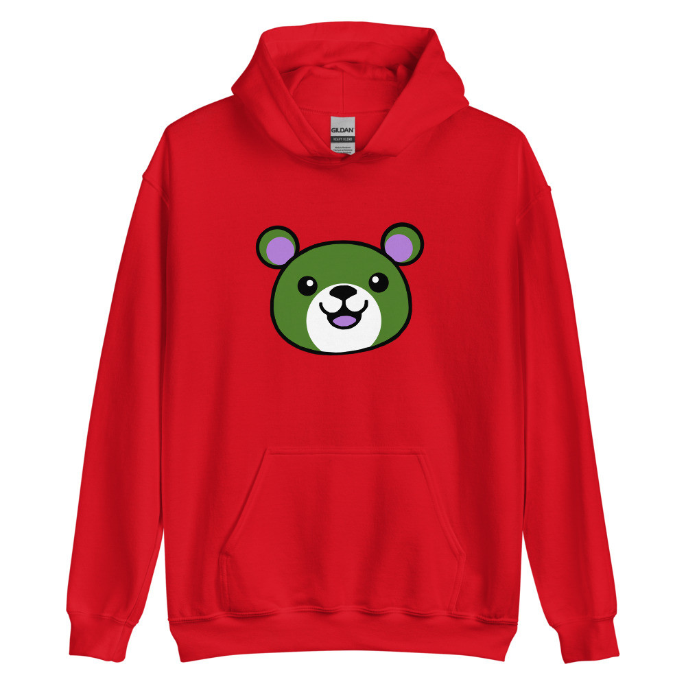 Gender Queer Flag Colours Teddy Unisex Hoodie