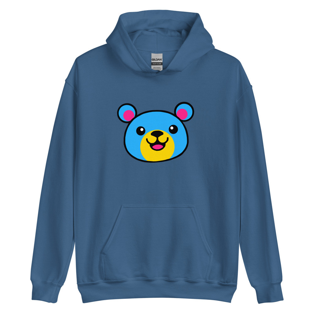 Pansexual Flag Colours Teddy Unisex Hoodie #2