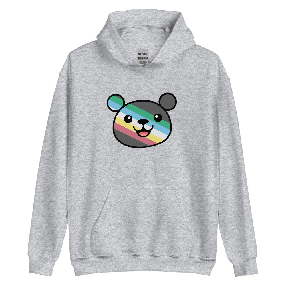 Disability Pride Flag Teddy Unisex Hoodie