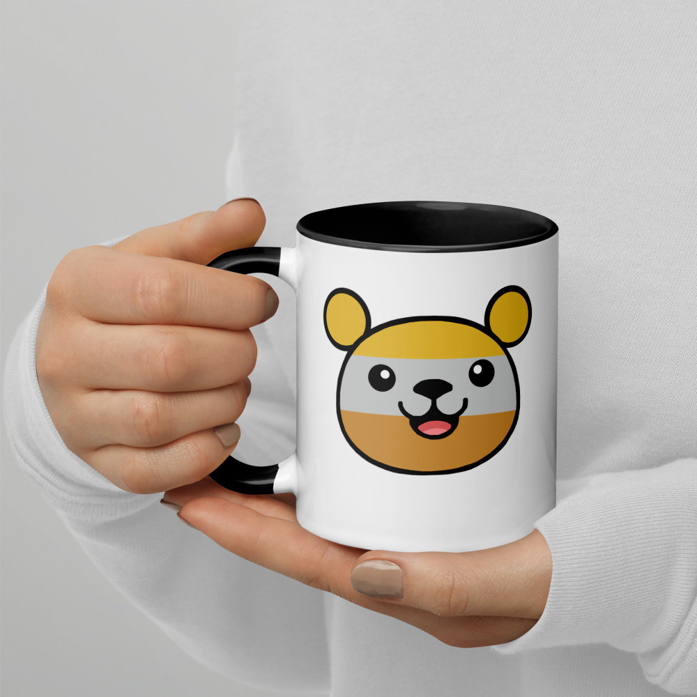 Disability Flag Teddy Mug with Colour Inside