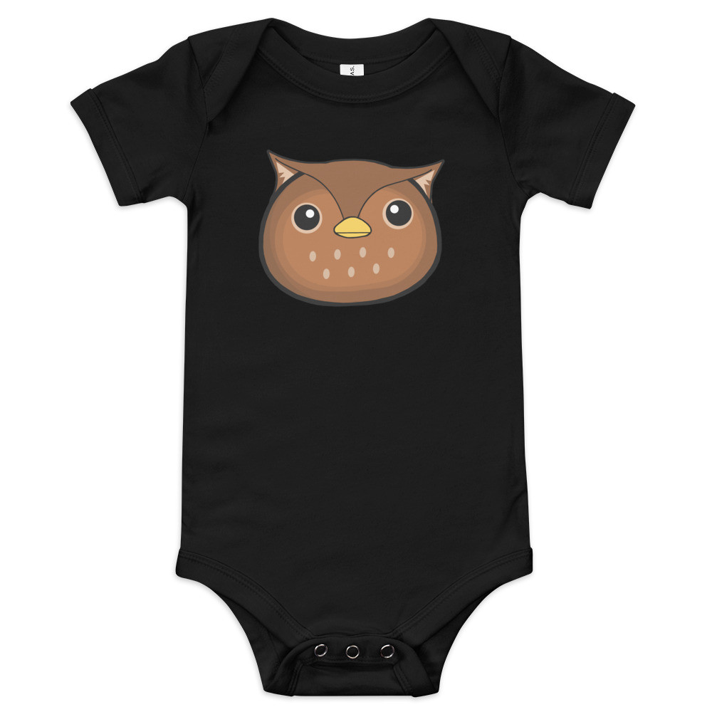 Olivia the Owl short sleeve babygrow
