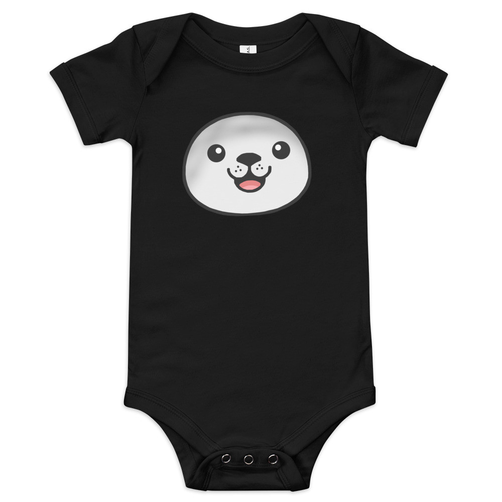 Svana the Seal short sleeve babygrow