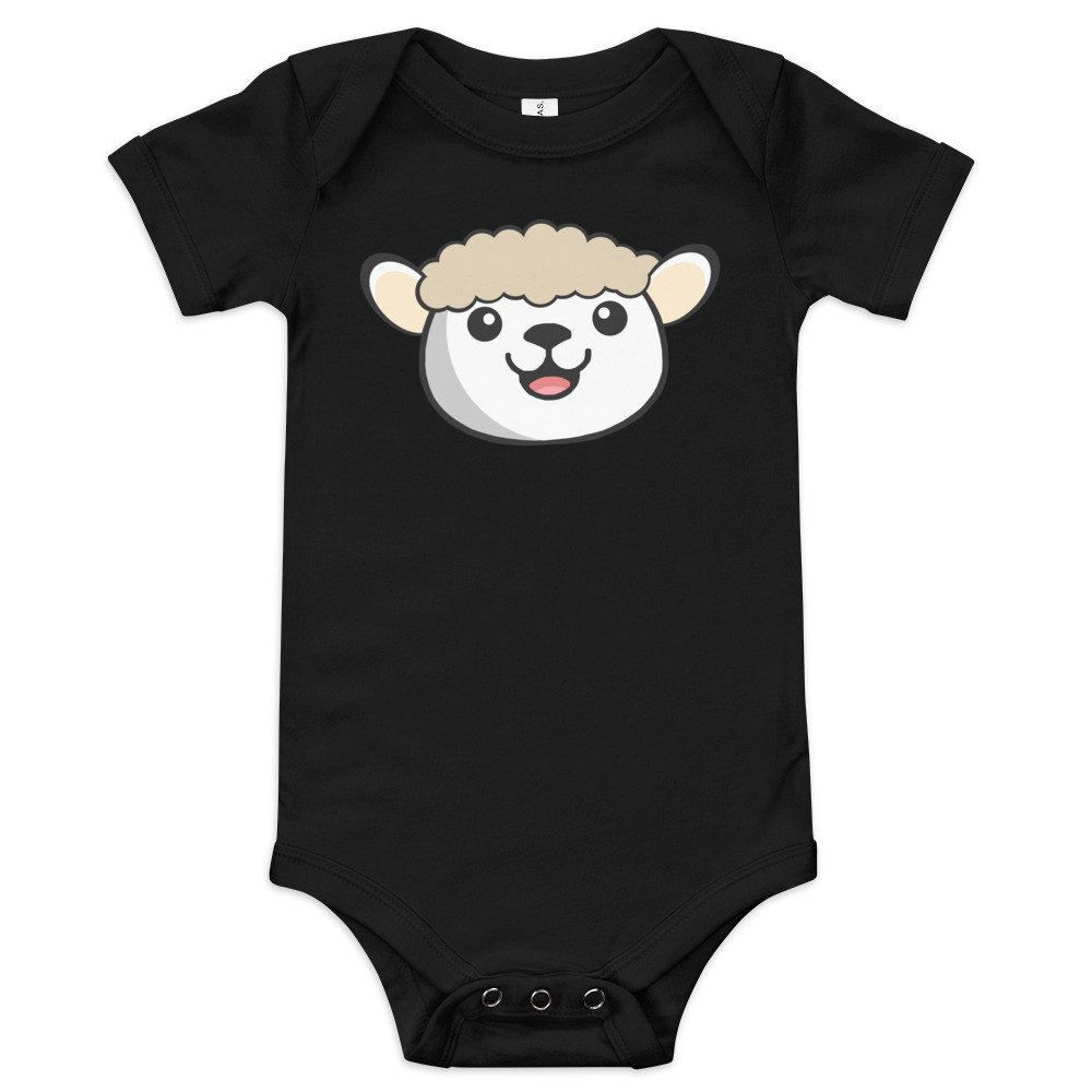 Lewys the Lamb short sleeve babygrow