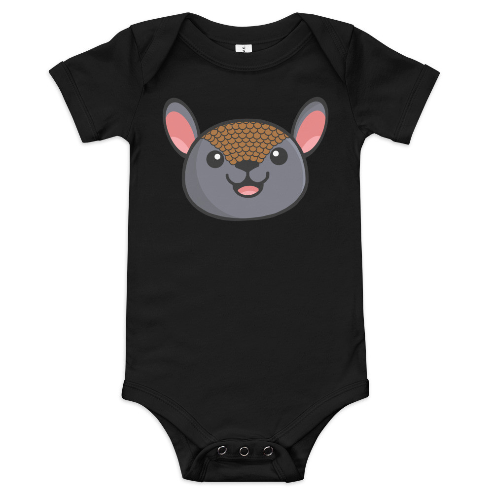 Alejandro the Armadillo short sleeve babygrow