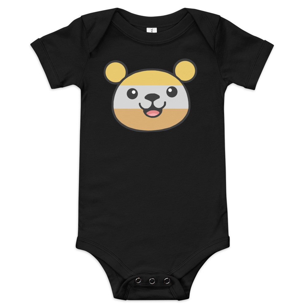 Disability Flag Teddy short sleeve babygrow