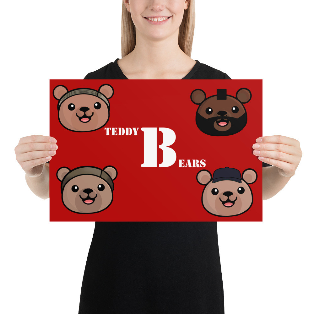 A-Team Teddy Bears Poster