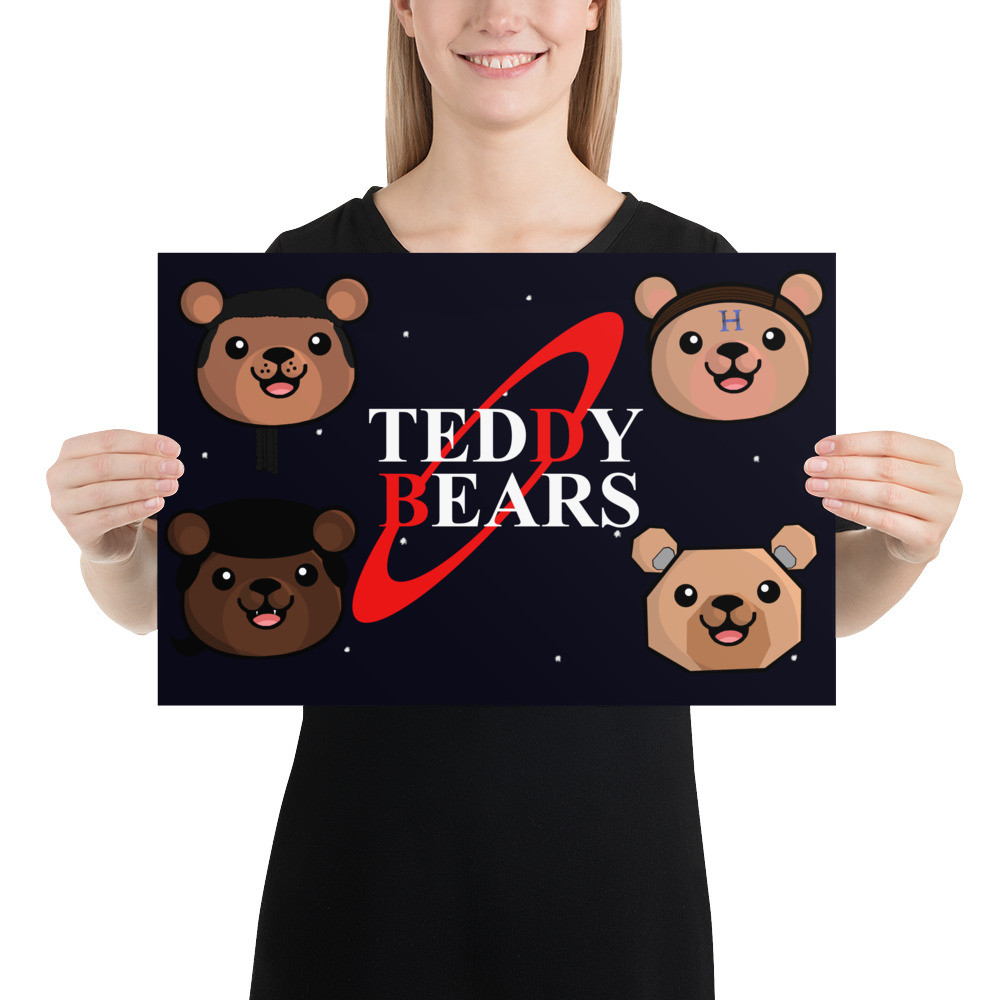 Red Dwarf Teddy Bears Poster