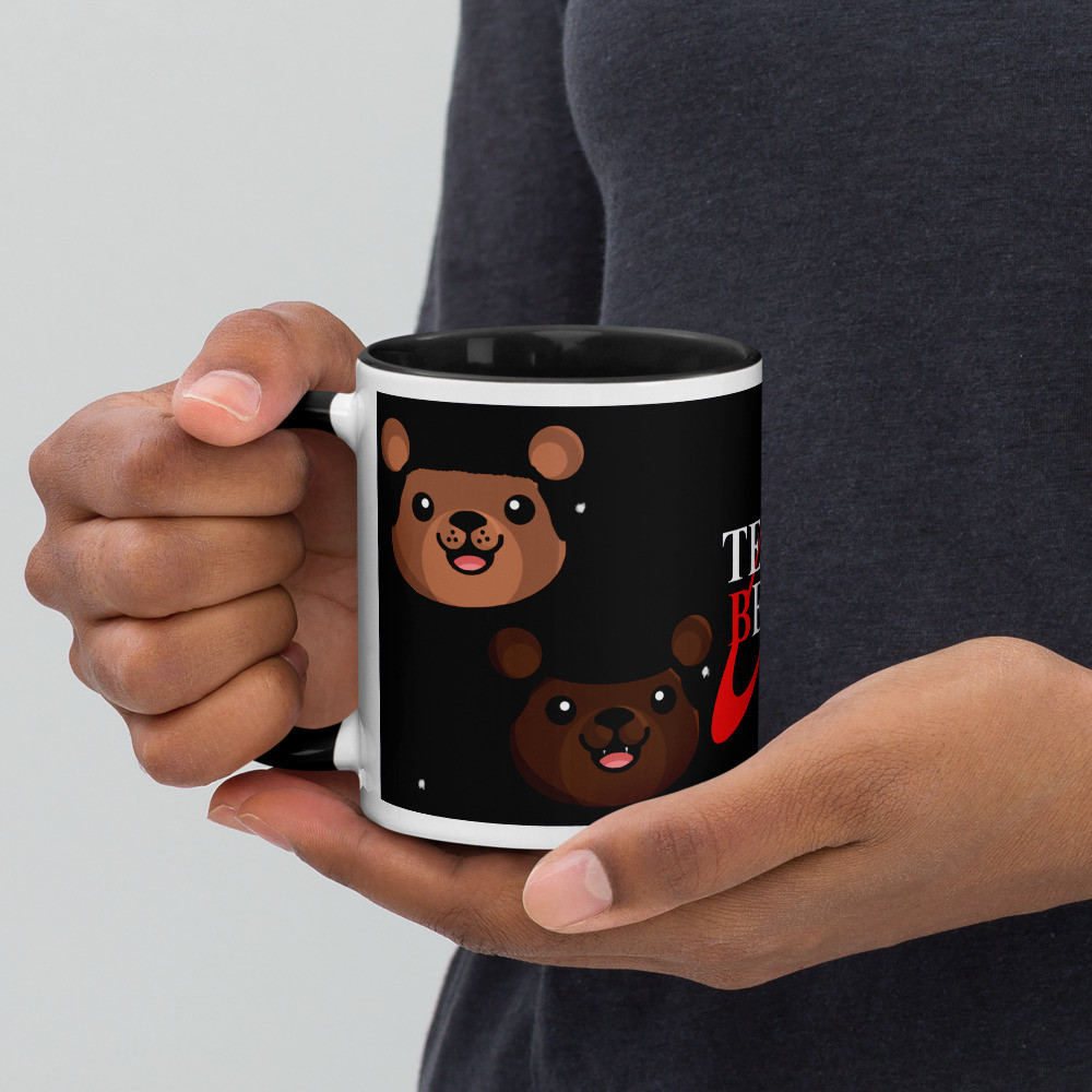 Red Dwarf Teddy Bears Mug with Colour Inside