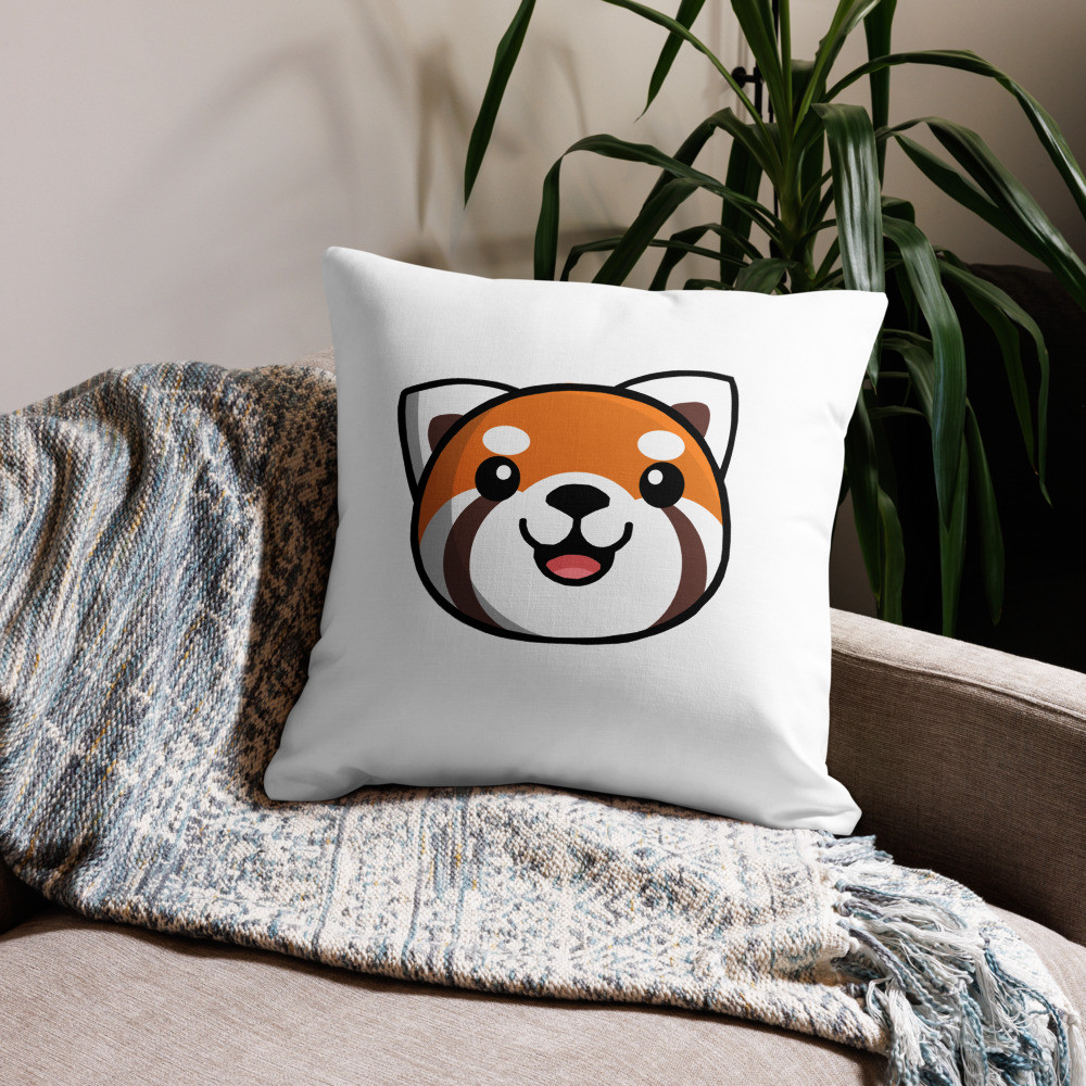 Renshu the Red Panda Premium Pillow