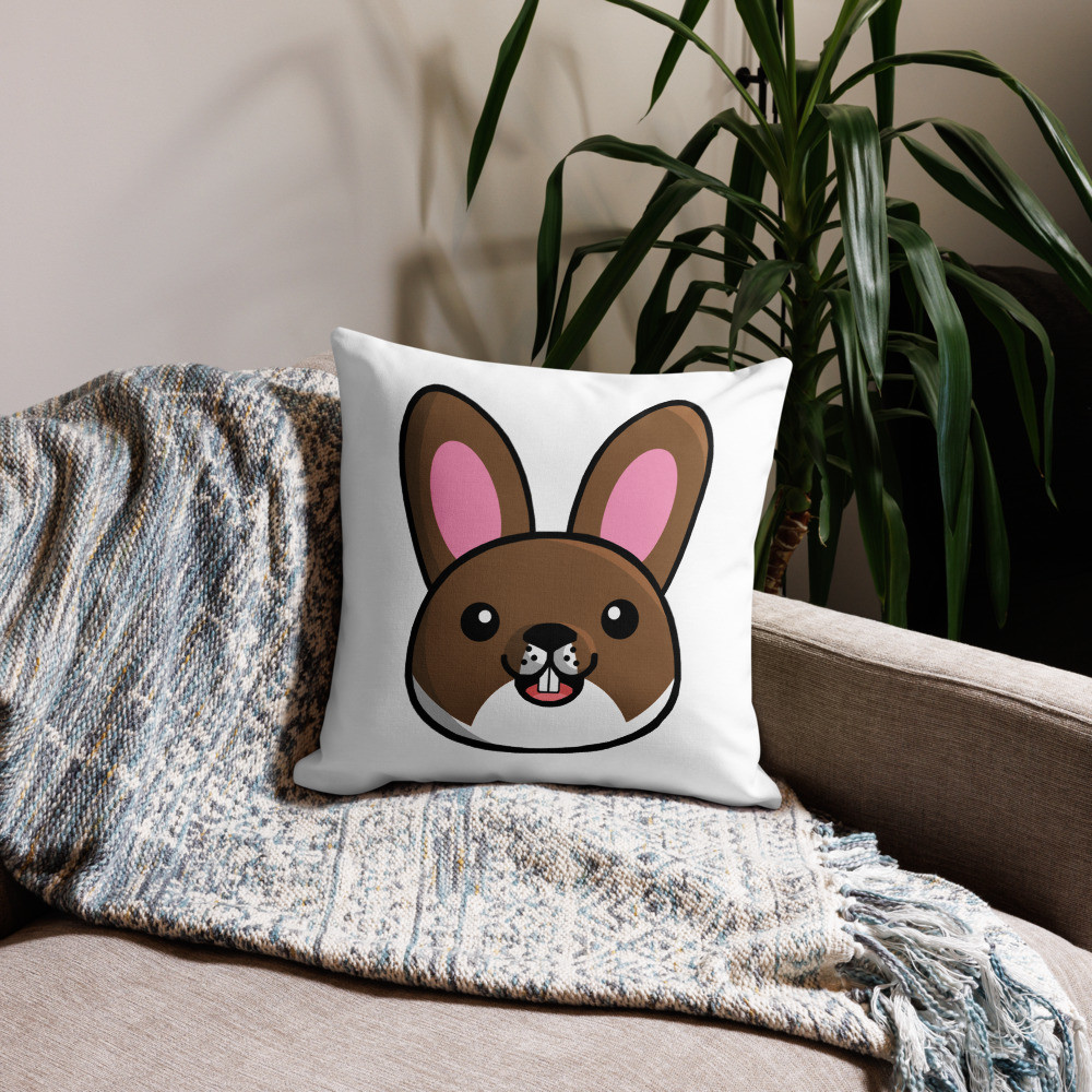 Becki the Bunny Premium Pillow