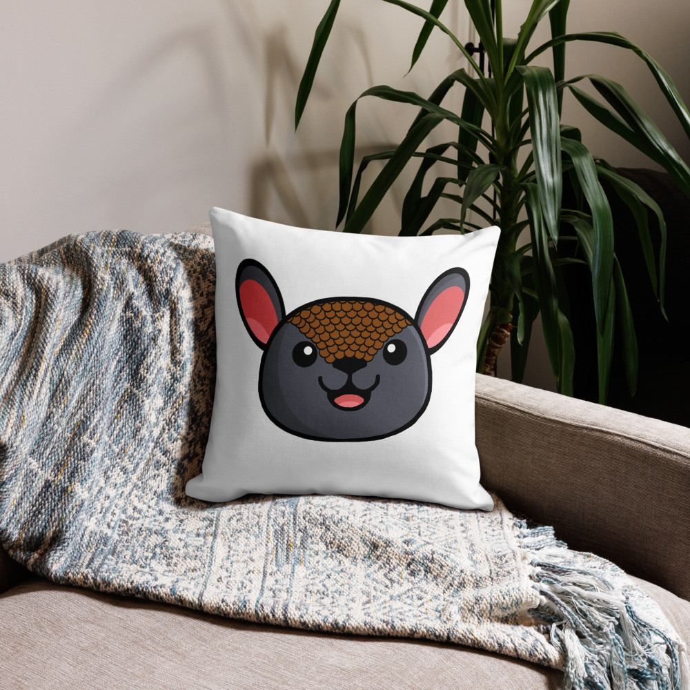 Alejandro the Armadillo Premium Pillow