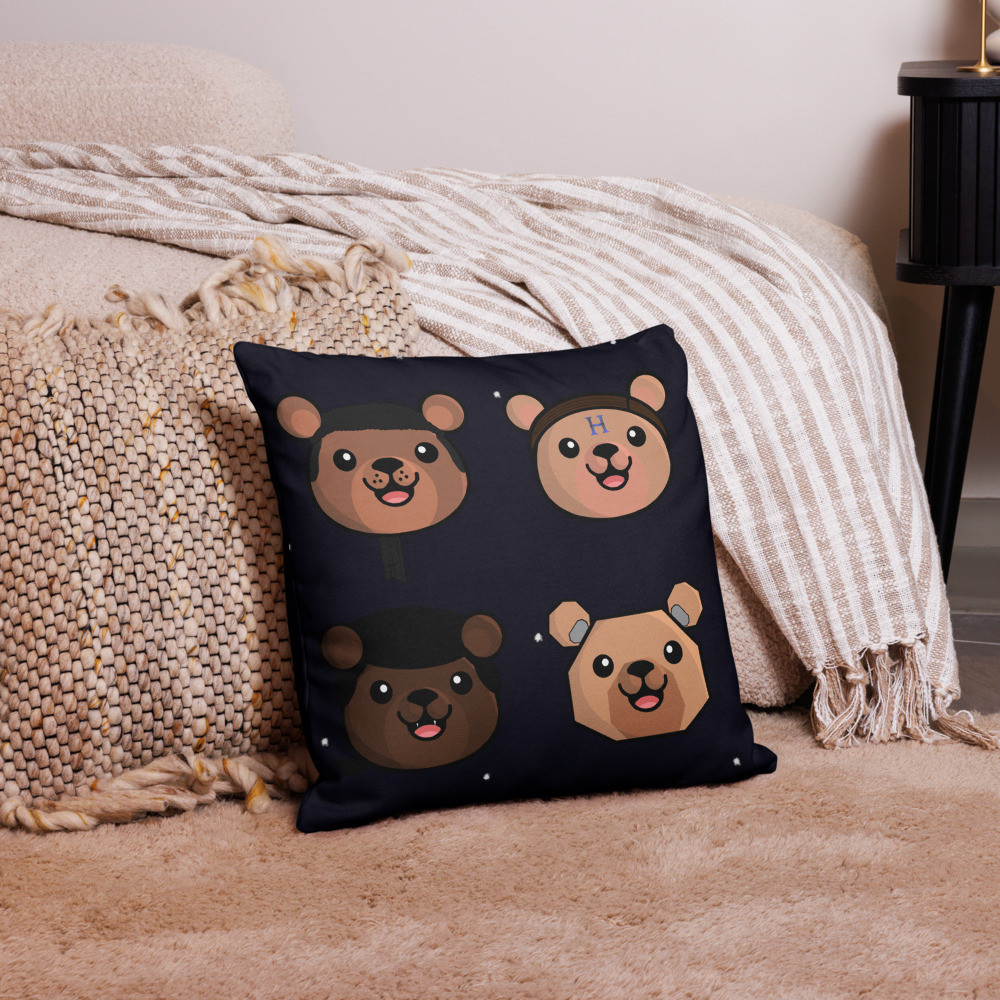 Red Dwarf Teddy Bears Premium Pillow