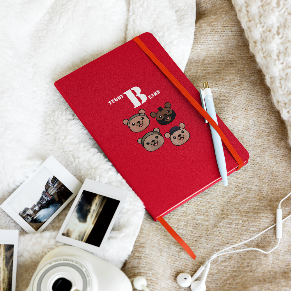 A-Team Teddy Bears hardcover bound notebook
