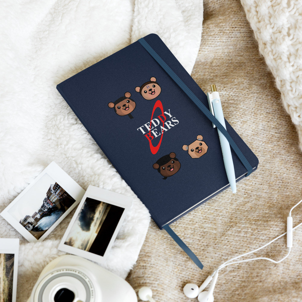 Red Dwarf Teddy Bears hardcover bound notebook