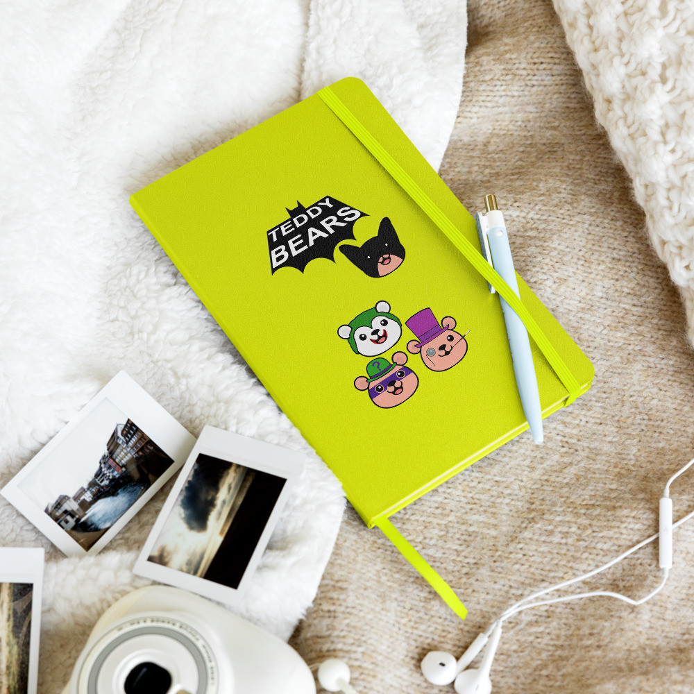 Batman Teddy Bears hardcover bound notebook