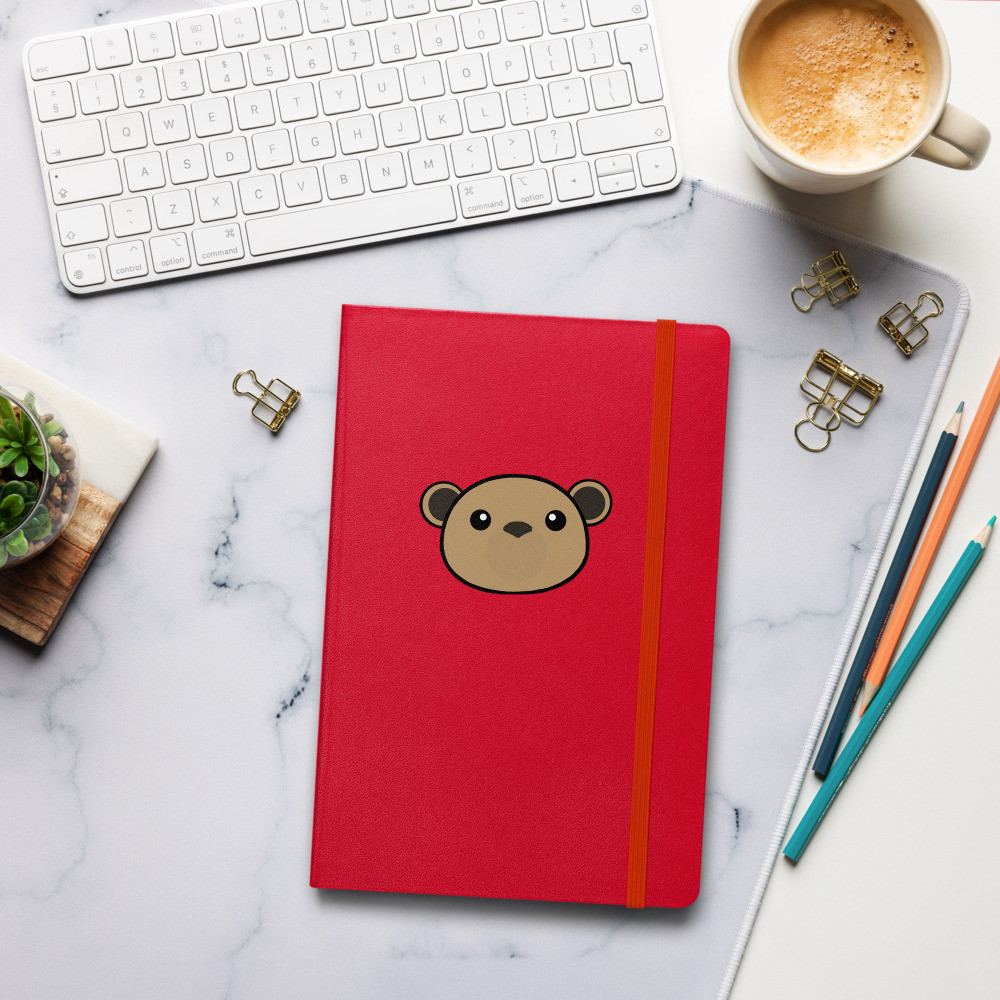 Pookie hardcover notebook