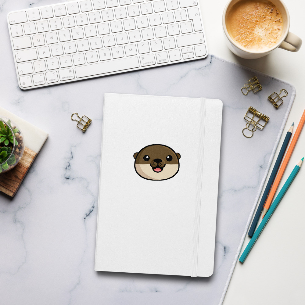 Oscar the Otter hardcover notebook