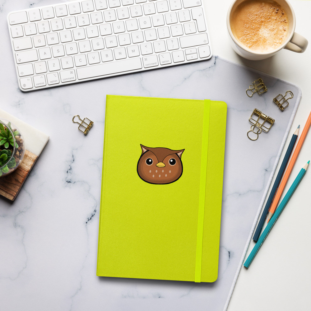 Olivia the Owl hardcover notebook