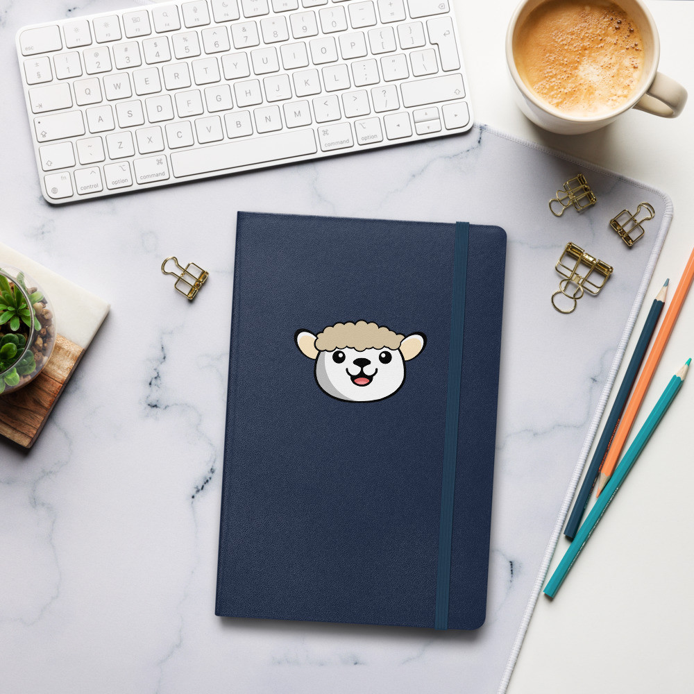 Lewys the Lamb hardcover notebook