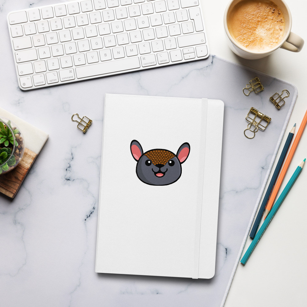 Alejandro the Armadillo hardcover notebook