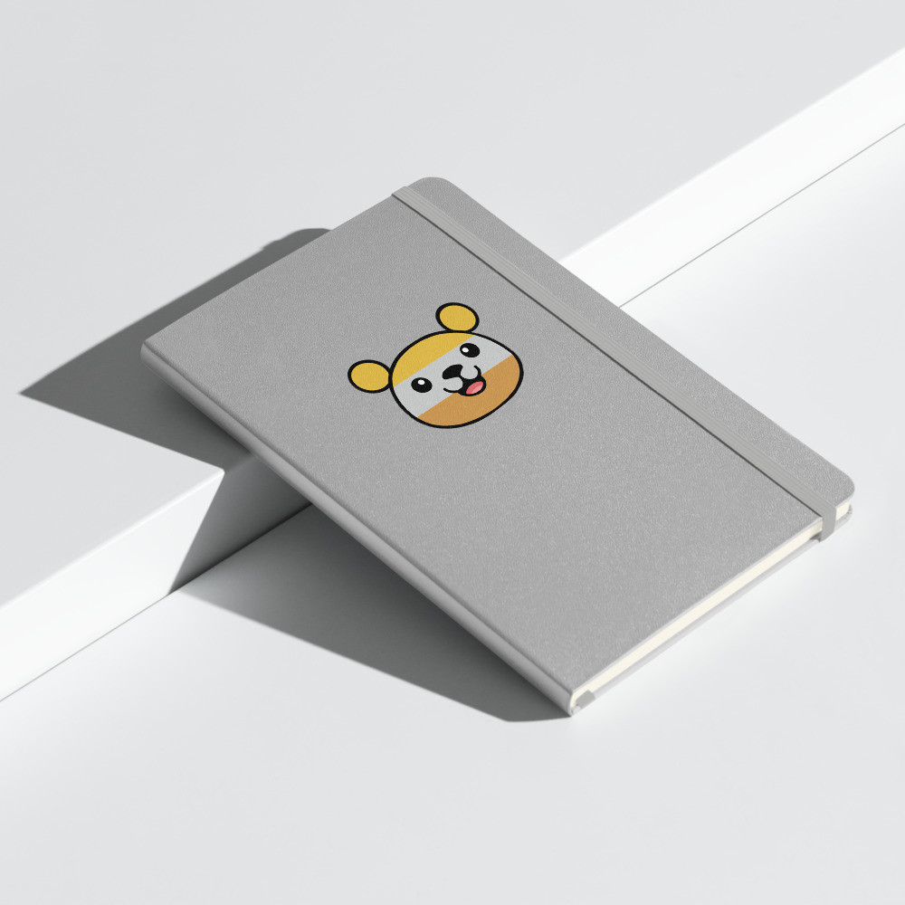 Disability Flag Teddy hardcover notebook