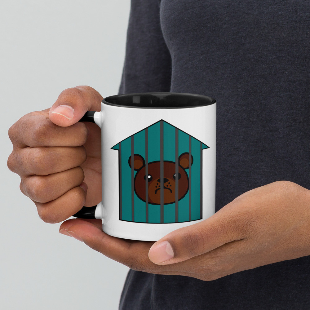 Agoraphobia Teddy Mug with Colour Inside #2