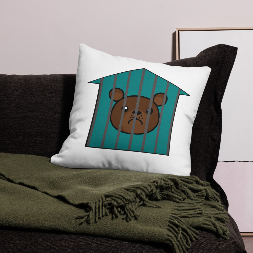 Agoraphobia Teddy Premium Pillow #2