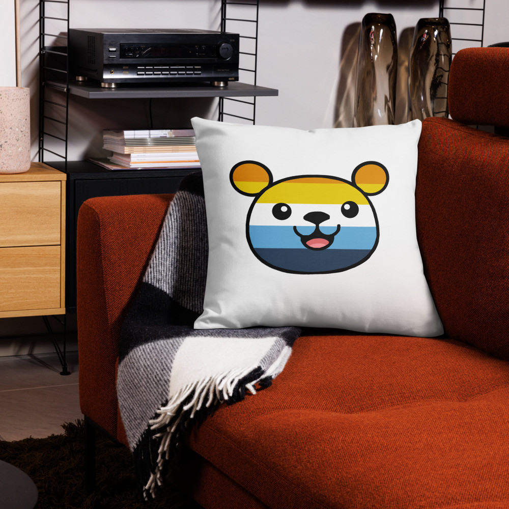 AroAce Flag Teddy Premium Pillow