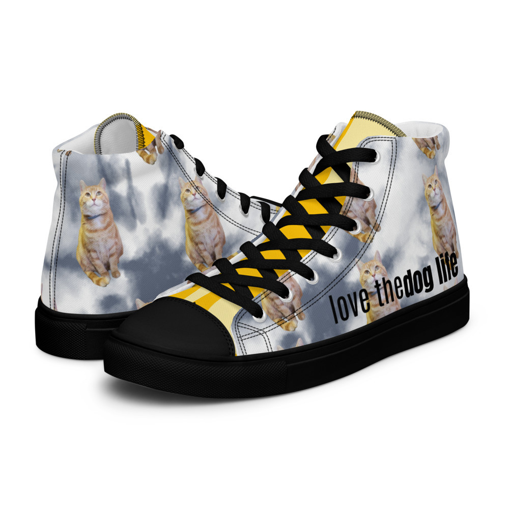 Women’s high top canvas shoes Fan of Sunshine
