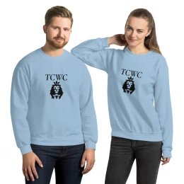 Unisex Lion and Lamb Crew Neck