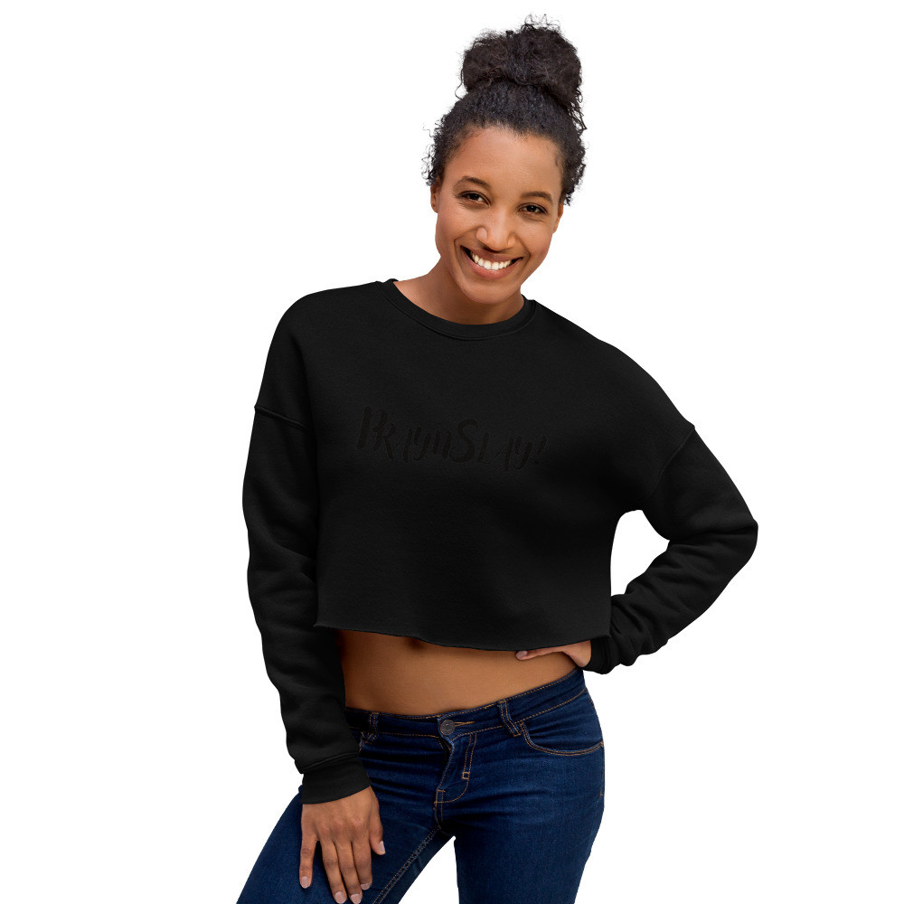 PraynSlay Crop Sweatshirt