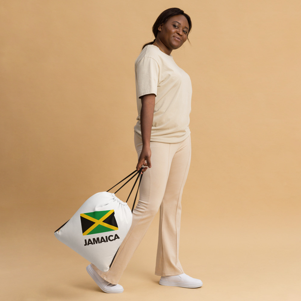 Jamaican Drawstring bag