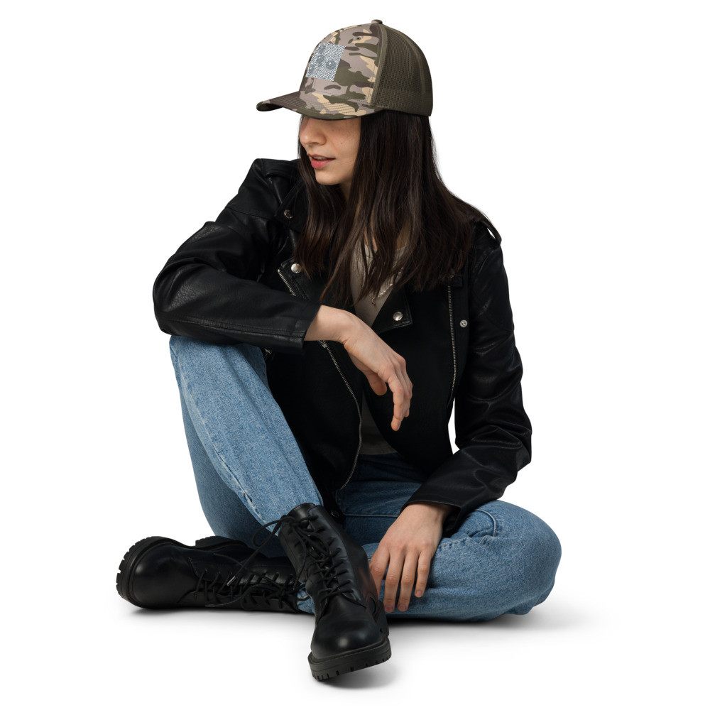 Mutant Camouflage trucker hat
