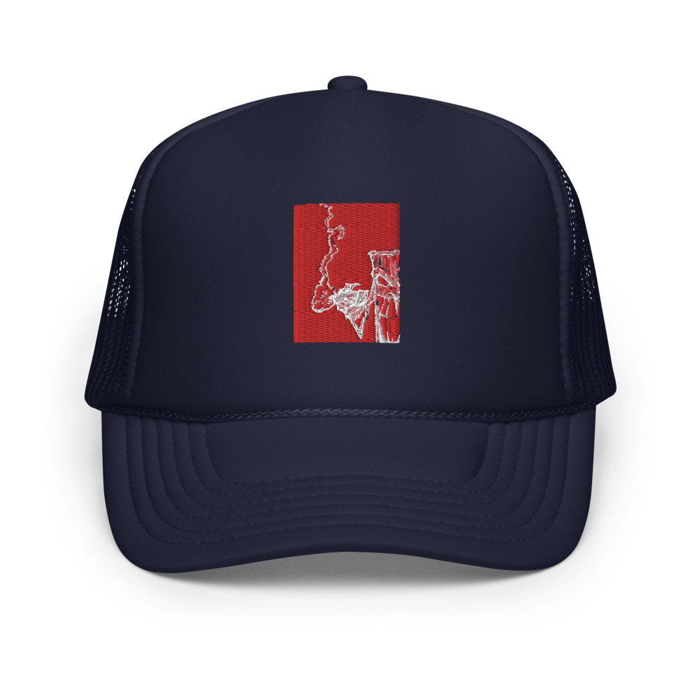 Treez stump foam trucker hat