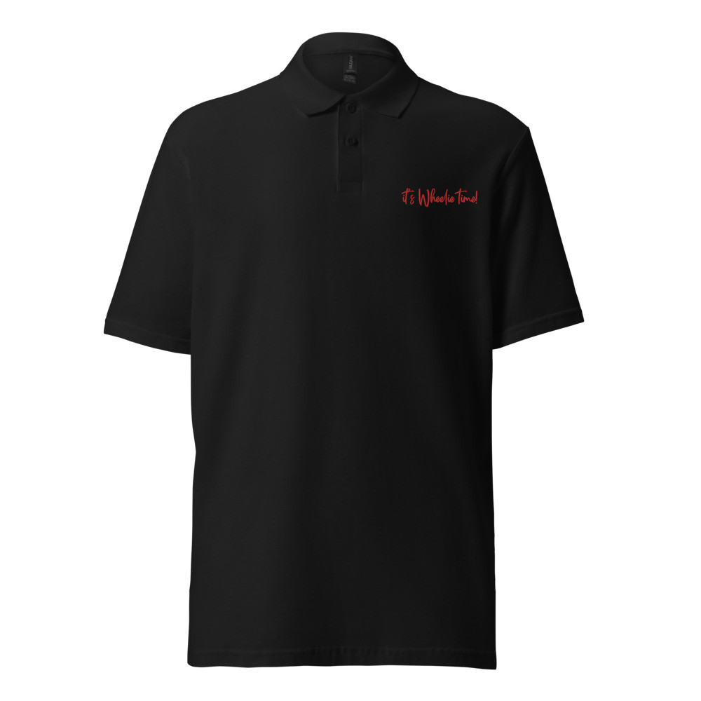 It's Time to Wheelie Unisex polo shirt