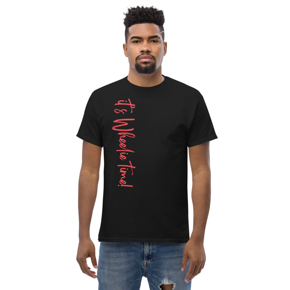 It's Wheelie Time - Men's classic black t-shirt