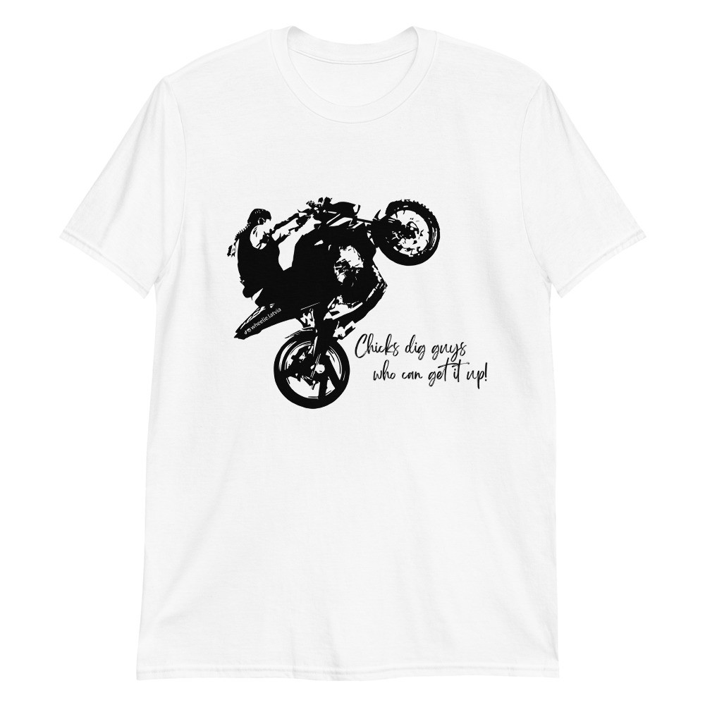 Unisex Wheelie Chick T-Shirt