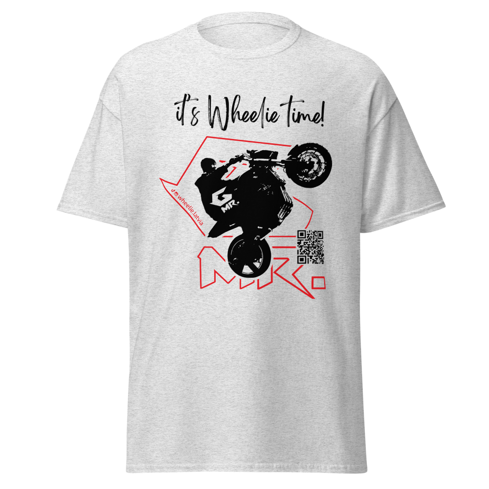 Classic Gray Wheelie T-shirt