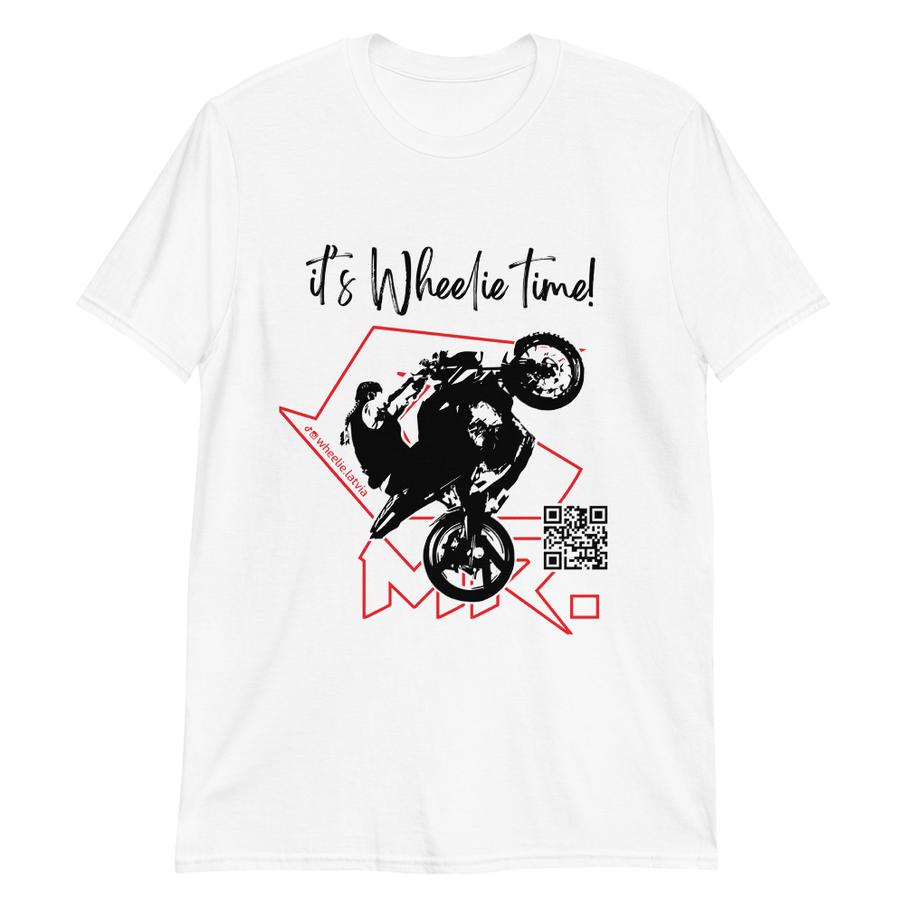 Short-Sleeve Unisex Wheelie Girl T-Shirt