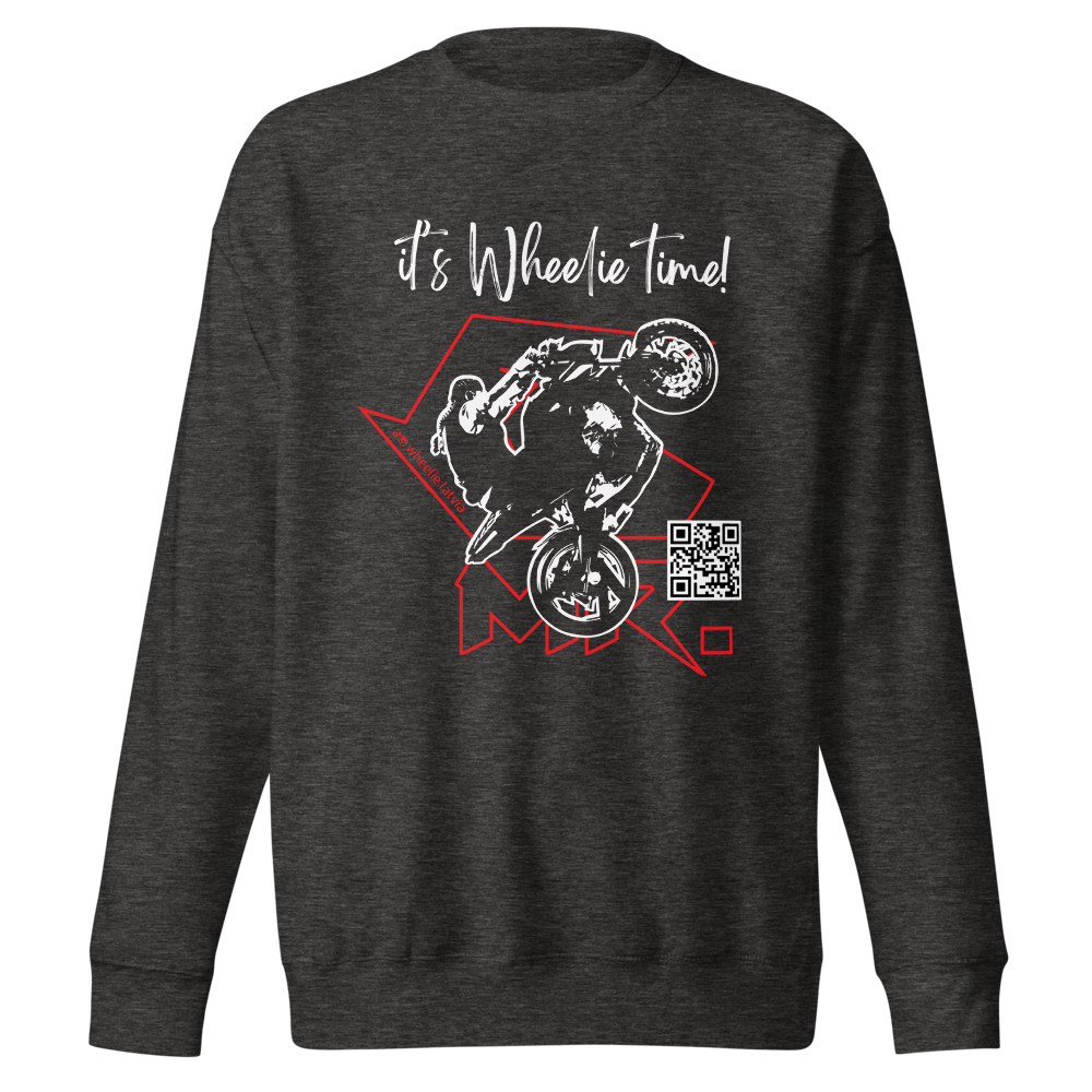 Unisex Premium Wheelie Girl Sweatshirt